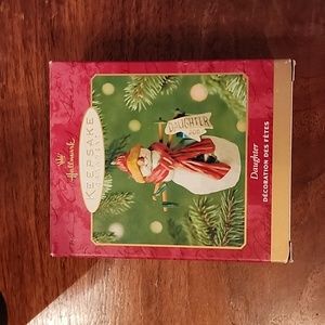 Hallmark Keepsake Ornament 2001  Daughter Snowman NIB